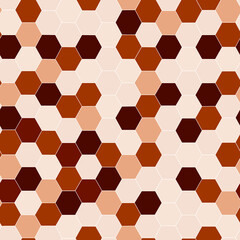 The seamless hex tiles texture