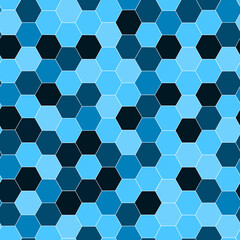 The seamless hex tiles texture