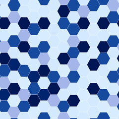 The seamless hex tiles texture