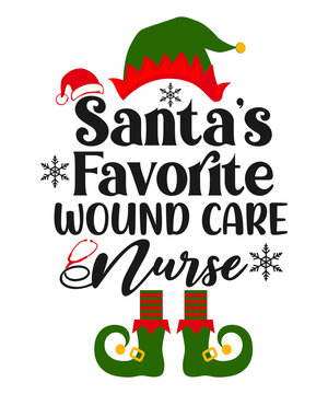 Santa's Favorite Wound Care Nurse
