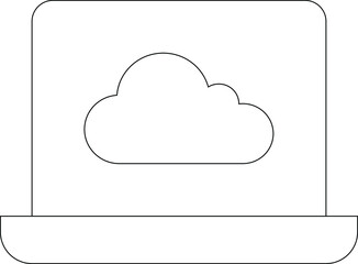 cloud computing icon cloud and storage