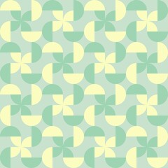 Rounded abstract seamless pattern - accent for any surfaces.