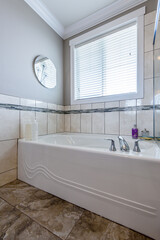 Fragment of a luxury bathroom