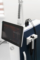 Laser or radiofrequency machine in a aesthetic medical clinic