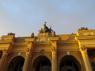 Obraz premium Odessa, Ukraine; June 29, 2019: architecture and attractions Gothic style