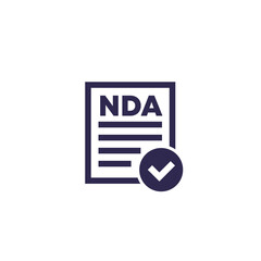 NDA icon, Non Disclosure Agreement