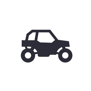UTV icon, buggy car vector