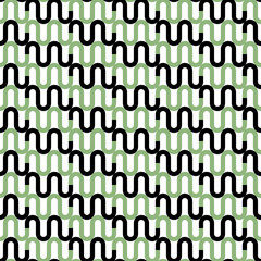 Decorative pattern for the background, tile,textiles, socks. It is assembled from modular parts. Vector. Seamless.