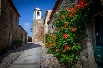 Calles tipicas de Figueira de Castelo Rodrigo (Portugal)