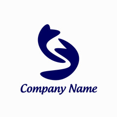 Obraz premium An elegant letter S logo illustration design, this logo is suitable for use in any business field.