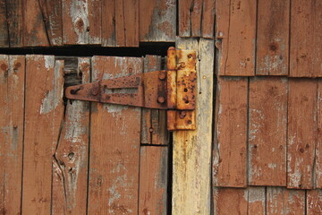 old wooden door