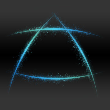 abstract christmas tree
