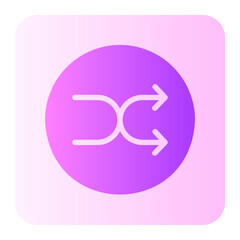 Shuffle gradient icon