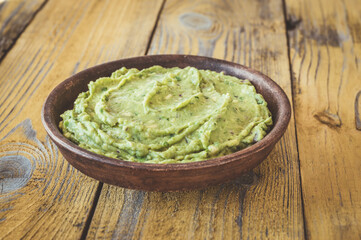 Bowl of guacamole