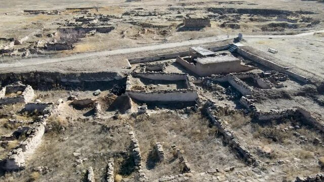 Kultepe ancient city ruins. Assyrian Trade Center in Karum-Kanis in Kayseri city Turkey. Its name in Assyrian texts from the 20th century BC was Kanesh