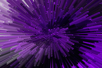 Violet Color Extrude Effect Backdrop Design