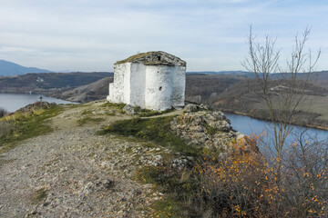 Church of Saint John the Baptist at the coast of Pchelina Reservoir, Bulgaria