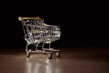 Empty trolley - shopping before Christmas could be more expensive due inflation rate © MOZCO Mat Szymański