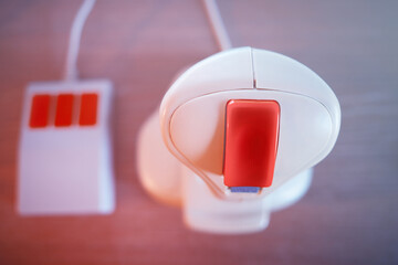 Joystick and mouse arcade control background