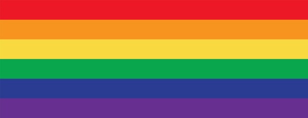 Flag LGBT pride community. Raimbow gay culture symbol. Vector pride symbol