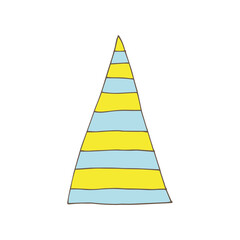 Vector Christmas tree. Decorative Christmas tree. Isolated. Drawn by hand. Coloring pages for children and adults. Cartoon