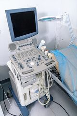 Fototapeta na wymiar Hospital healthcare scanning technology. Medical stomach diagnostic.