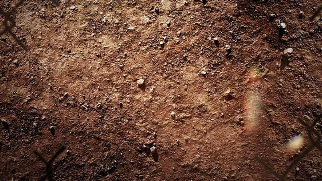 Stones and light effect on planet texture, abstract cinematic, business and corporate style background