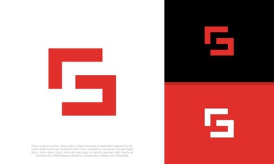 Initial G logo design. Innovative high tech logo template.