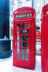 Obraz premium British Red Telephone Box