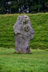 Avebury Stone Circle Henge monument standing in Wiltshire, southwest England, one of the best known prehistoric largest megalithic sites in the world. Britain, United Kingdom. UK.