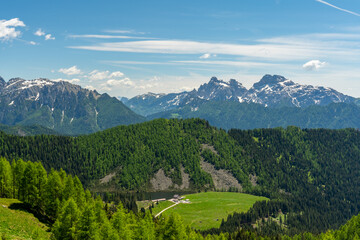 Fototapeta na wymiar Primiero and his wonderful mountains