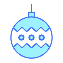 globe icon, modern style Christmas and New Year line icon, Isolated winter holiday symbols