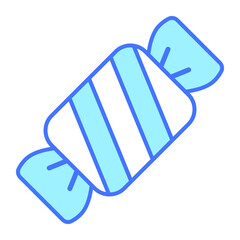 candy icon, modern style Christmas and New Year line icon, Isolated winter holiday symbols