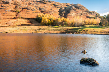 Blea Tarn in the Langdales hanging Valley in the Lake District, Cumbria, England
