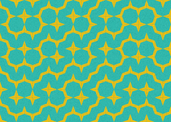 Abstract Geometric Pattern generative computational art illustration