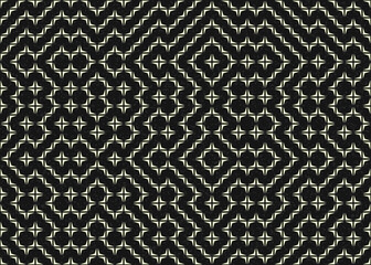 Abstract Geometric Pattern generative computational art illustration