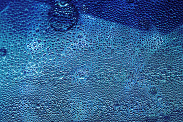 Blue background with air bubbles