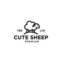 premium sheep logo icon designs