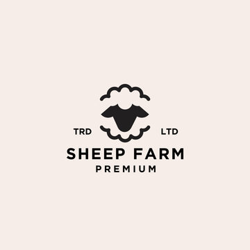 premium sheep logo icon designs