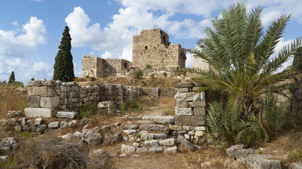 Crusader Fort in Byblos. Lebanon