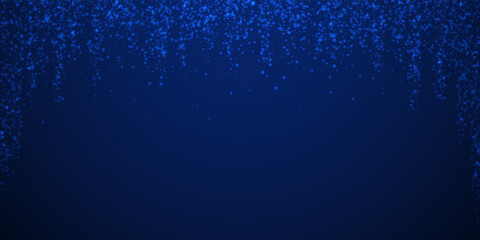 Magic stars sparse Christmas background. Subtle fl