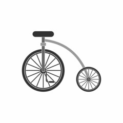 Fototapeta premium acrobat bike icon, acrobat bike vector sign symbol