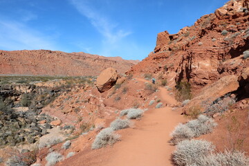 Johnson Canyon trail, Snow Canyon State Park, Utah