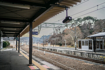 松島駅のプラットフォーム