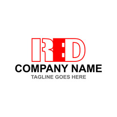 Vector typography that reads red. Suitable for company or team logo