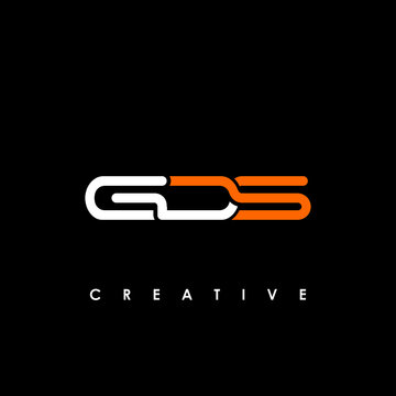GDS Letter Initial Logo Design Template Vector Illustration