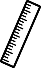  vector ruler icon. sign design on white background..eps