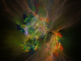 Imaginatory fractal abstract background Image