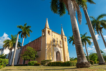 Santa Ana church located in Merida, Yucatan, MexicoSanta Ana church located in Merida, Yucatan, Mexico - obrazy, fototapety, plakaty