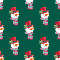 Christmas seamless pattern background. Vector illustration.